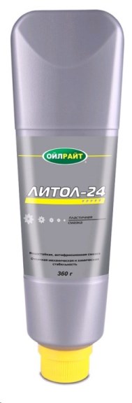 Смазка Литол-24 OIL RIGXT 360 г, тюбик 