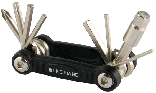 Мультитул, шестигр. 2/2,5/3/4/5/6/8 мм, отверт, звездоч, BIKE HAND YС-286-B, 230053