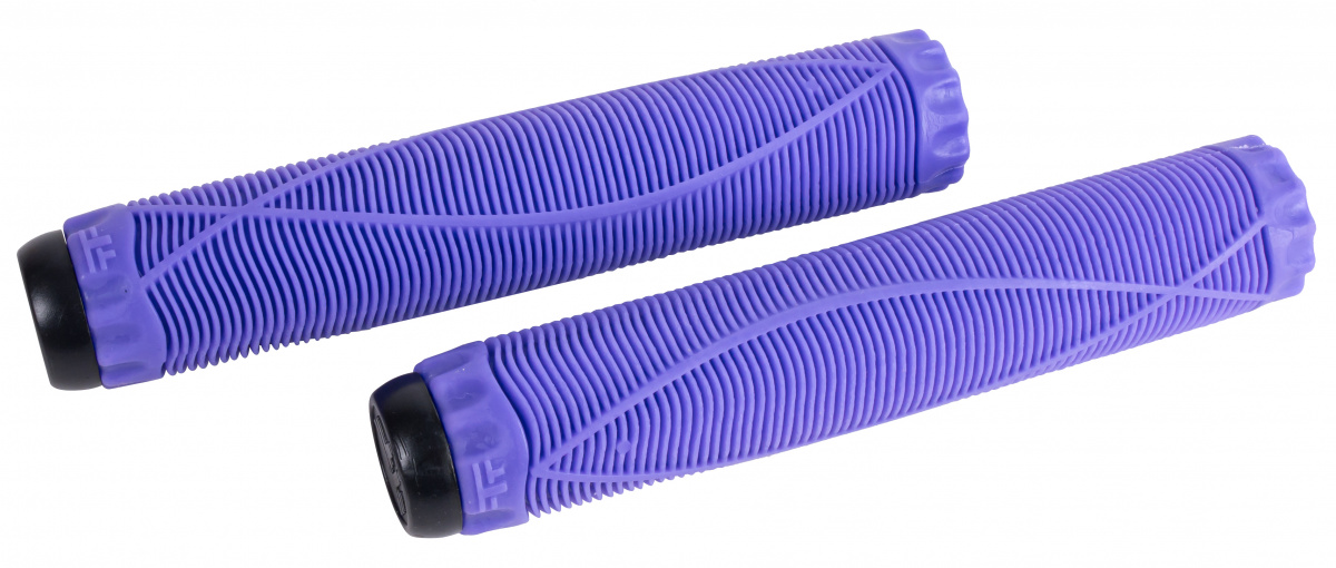 Ручки руля на парковый самокат 170 мм, FISH, с барендами, purple, 355080
