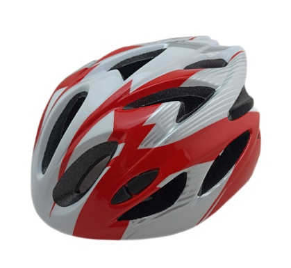 Шлем ВЕЛО защит. FSD-HL057 (out-mold) (M) 52-56 см, красно-белый 600322