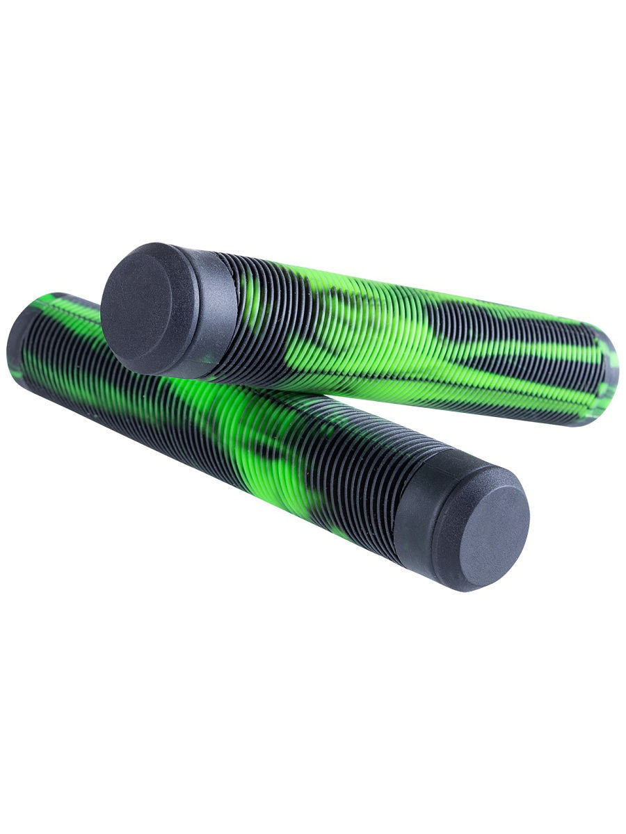 Ручки руля на парковый самокат 115 мм, BL 115/S22, с барэндами, зелёные 294286