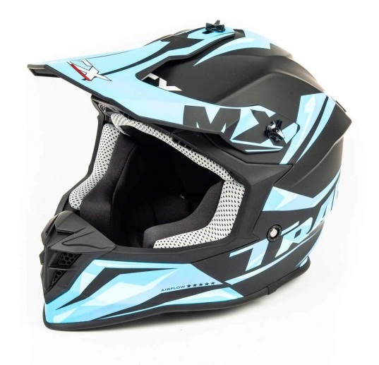 Шлем кроссовый, GTX 633 #4, XL(61-62), черно-синий 14099