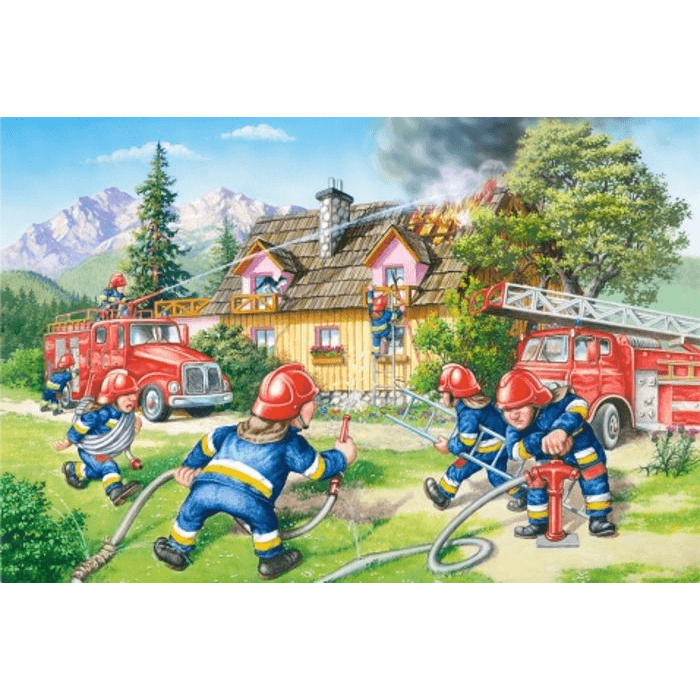 Пазл В-040025 Пожарные, 40 элементов