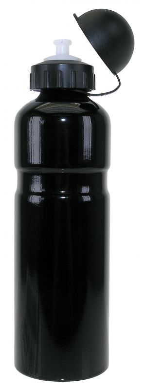 Бутылочка AL 750 мл. крышка-клапан, чёрная, 5-340291