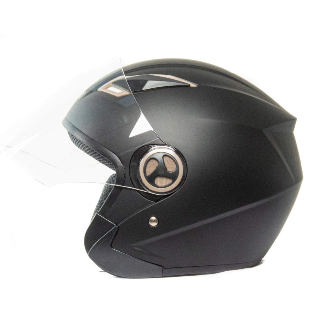 Шлем открытый, HIZER 226 (S) matte-black, 14754