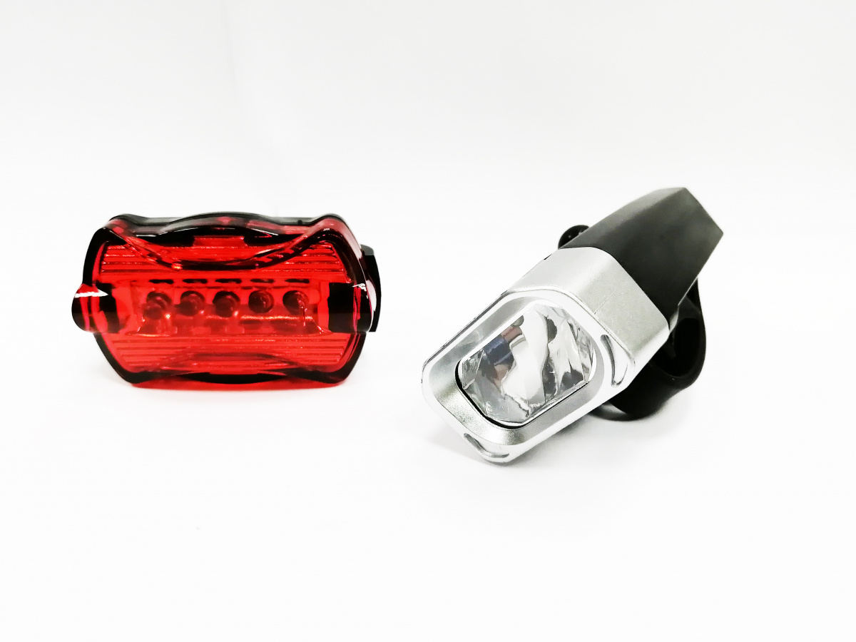 Фонари перед+задн. пл. QX-T0698, 1 5 LED, 5xAAA, 3265424