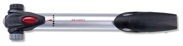 Насос AL GIYO GP-76Т, Т ручка, 2х. поршн. 8 атм. AV/FV, 280х27 мм. медно-чёрный