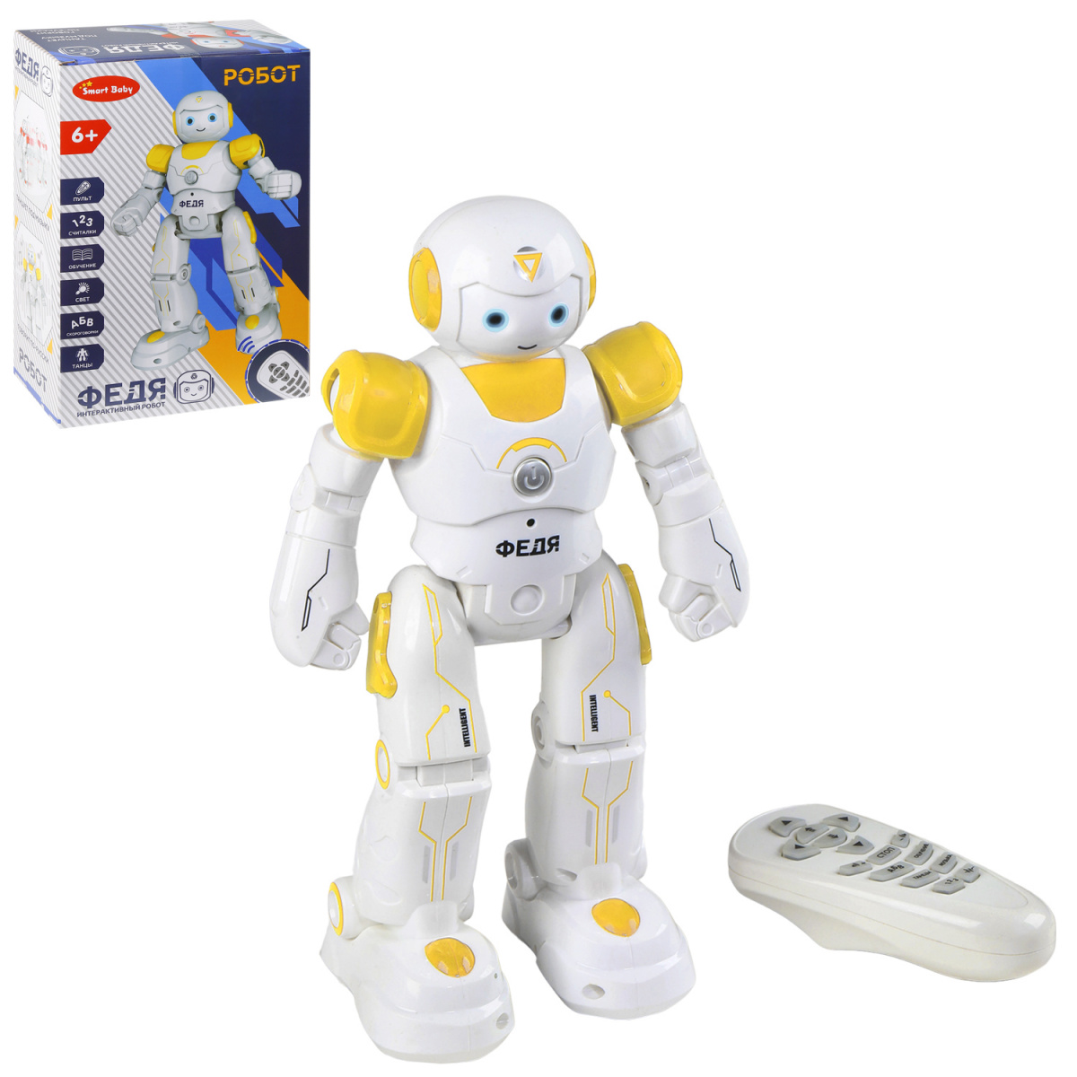 Робот р/у JB0402925 "Smart Baby", робот Федя, свет, звук
