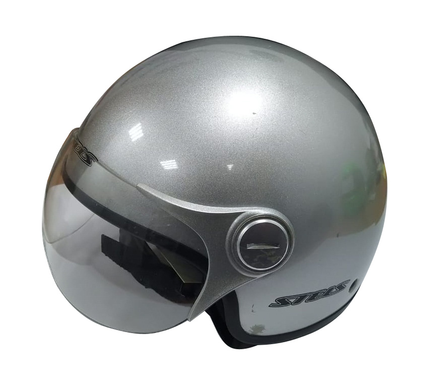 Шлем открытый, STELS, XL(61), серебристый