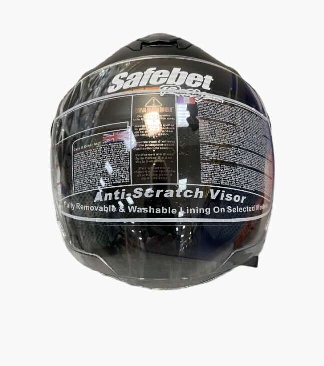 Шлем открытый, SAFEBET HF-232, S(55-56), черный-матовый