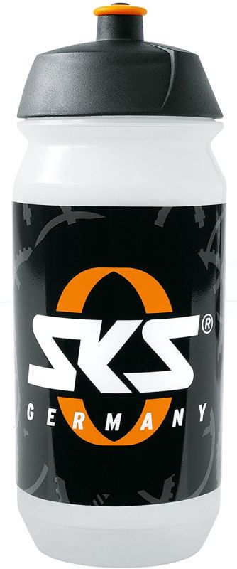 Бутылочка пл. 500 мл. SKS, клапан, серо-черная, NSK11397