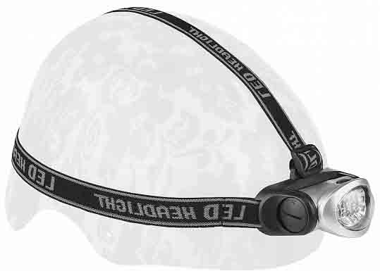 Фонарь на голову, пл. JY-828, 8 LED, 4 реж, 3xAAA, серебро-черный, 560054