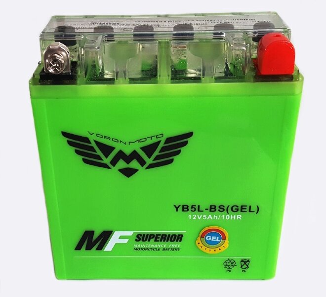 АКБ 12V5AH OUTDO YB5L-BS (119-60-129) 1820 г., гелевый 
