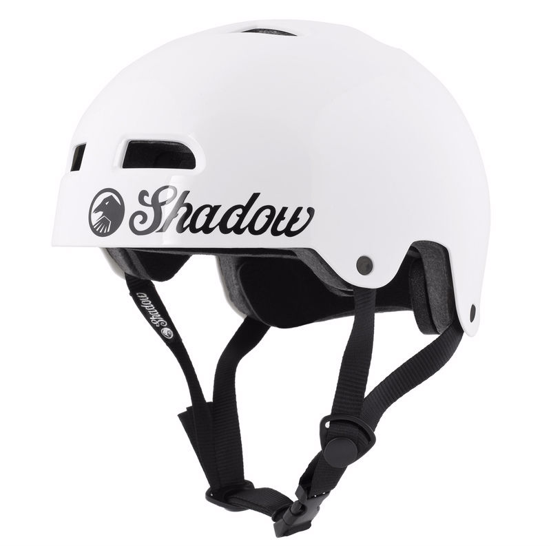 Шлем ВЕЛО BMX Shadow Classic (S/М) белый глянец 105-06013