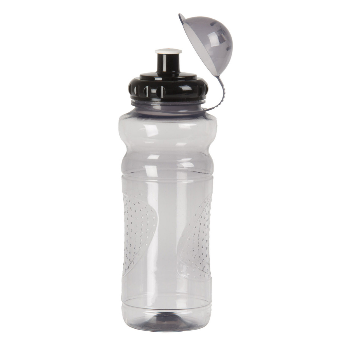 Бутылочка пл. 700 мл. M-WAVE, крышка-клапан, серо-прозрачная, 5-340300