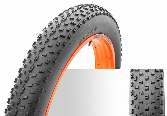 Покрышка с кам. 24 - 4,00 (100-507) FatBike Чао H-5176 шип.
