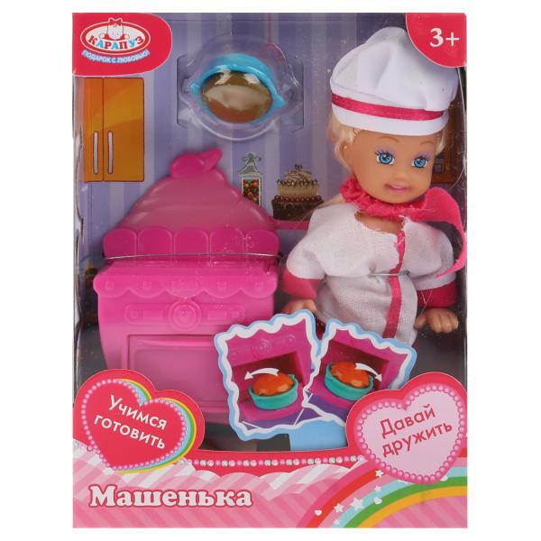 Кукла MARY019X-RU "Карапуз", Машенька, учимся готовить