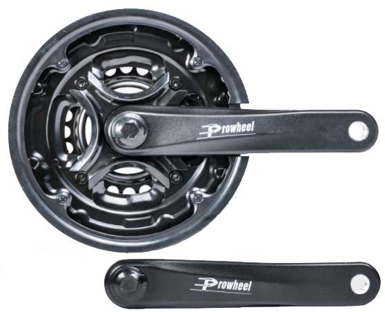 Шатуны AL 24/34/42 L170 мм под квад. Prowheel, черный 3012602-115