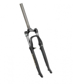 Вилка 28 д. ф 1-1/8", Disk PM/V-brake, L 260 мм., б/резьб. пруж-эласт. 60 мм., (мех. Lockout), AL, R