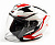 Шлем открытый, GTX 278 #3, 2 визора, M(57-58), бело-красно-черный 14145