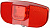 Фонарь стоп, пл, JY-148, 1 LED, на багажник, 1 реж, 2хАА, красный, 560051