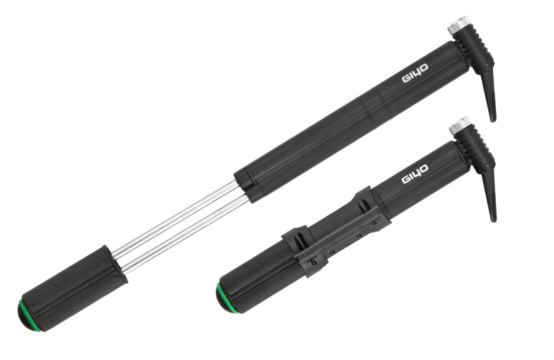 Насос пл, GIYO GC-01, 170х35 мм, с балонч. (СО2), 8 атм, AV/FV, чёрно-серый Насос пл, GIYO GC-01, 170х35 мм, с балонч. (СО2), 8 атм, AV/FV, чёрно-серый