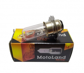 Лампа перед. фары HD12V35W35W, P15D-25-3, галогеновая, прозрачная ALPHA