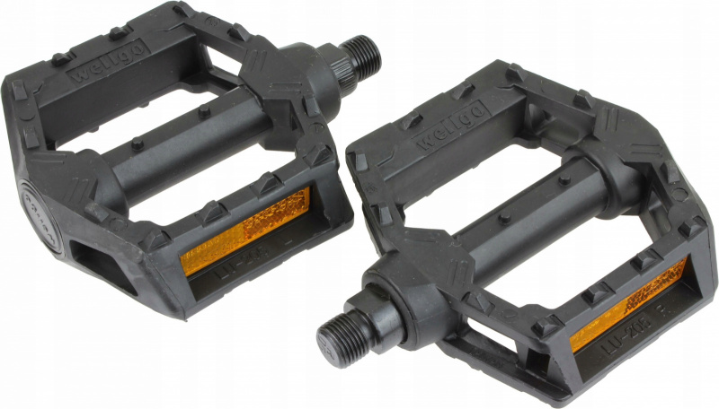 Педали пл. V-205U Wellgo BMX, ось 1/2, чёрные Педали пл. V-205U Wellgo BMX, ось 1/2, чёрные