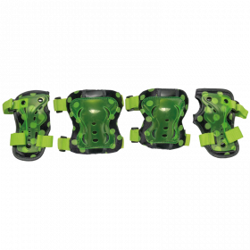 Защита Safety line 300 (L) (локтей, коленей) черно-салатовый