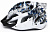 Шлем ВЕЛО защит. FSD-HL007 (in-mold) (L) 54-61 см, сине-белый 600311