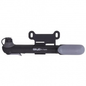Насос пл, GIYO GP-04S, 180х21 мм, карманный, 8 атм, AV/FV, чёрно-серый