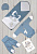 Комплект на выписку ш210/30 "Одуванчик", голубой