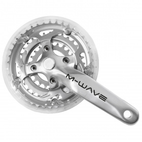 Шатуны  8-9ск, MIGHTY M-WAVE серебро, 5-351237