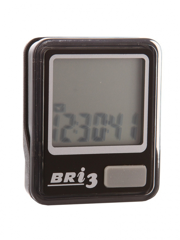 Велокомп BRI-3, 10 функций, черный 060009 Велокомп BRI-3, 10 функций, черный 060009