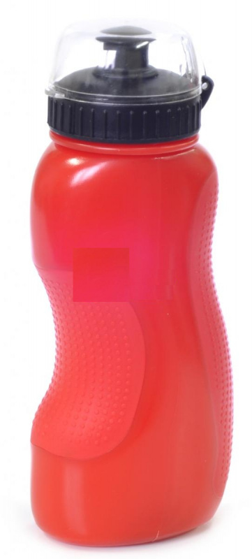 Бутылочка пл. 500 мл. JK 5236D, колп. от пыли, красный    