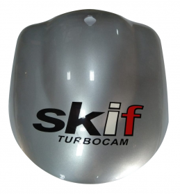 Щиток перед. багажника SKIF серебр.