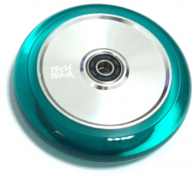 Колесо самоката паркового ф 110 х 24 мм, AL, TH, transparent sea blue, Abec- 9