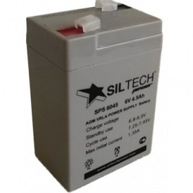 АКБ 6V4,5AH SILTECH SPS 6045 (70-48-100) 700 г., эл. мобиль, заряж., гель