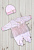 Комплект на выписку 56 р-р ш709/1 "Флорентина", розовый