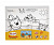 Картина 100CANV20X25-TC5 Холст для росписи, Три кота