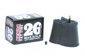 Камера 26 - 3,50/4,0 (86/98-559) (АV32) KENDA, FAT BIKE, стенка 1.0 мм, в короб. 5-514401