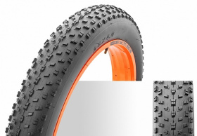 Покрышка с кам. 24 - 4,00 (100-507) FatBike Чао H-5176 шип.