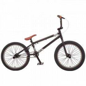 20д. BMX TechTeam Level, 1ск, V-BRAKE, рама сталь, 48 сп, 4 пэги, чёрный